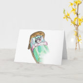 すぐによく得て下さい: ベッド カード (黄色い花)