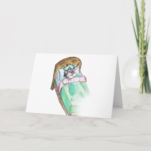 すぐによく得て下さい: ベッド カード (正面)