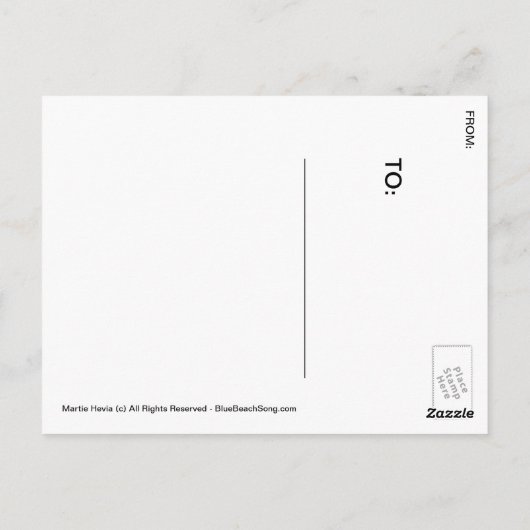 すぐによりよい感じ(アシカ) -郵便はがき ポストカード (裏面)