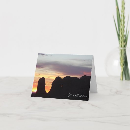 すぐにカードを取得する – アーチ サンキューカード (正面)