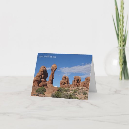 すぐにカードを取得する – アーチ サンキューカード (正面)