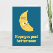 すぐにギプスとおもしろい顔バナナ カード (正面)