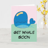 すぐにクジラを捕まえる カード (黄色い花)