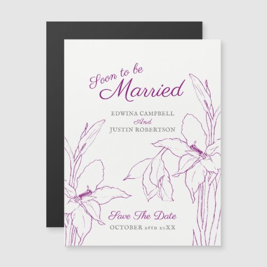 すぐにグラディオ結婚したリの結婚式になる日付を保存 (正面/裏面)