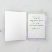 すぐにグリーティングカードを入手 カード (内部)