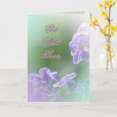 すぐにグリーティングカードを入手 カード (黄色い花)