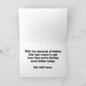 すぐにグリーティングカードを入手 カード (内部)