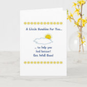 すぐにグリーティングカードを入手 カード (黄色い花)