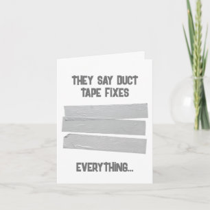 すぐにダクトテープが良くなるカード カード