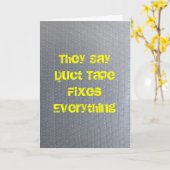 すぐにダクトテープが良くなる カード (黄色い花)