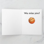 すぐにバスケットボールに戻る カード (内部)