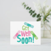 すぐにバンドエイドが良くなる ポストカード (スタンド正面)