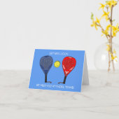 すぐにパデルテニスが上達する カード (黄色い花)