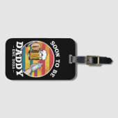 すぐにパパになる2025初めてのパパ2025レトロ ラゲッジタグ (正面横)