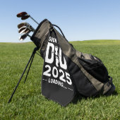 すぐにパパEst 2025新しいパパになる ゴルフタオル (グリーン)