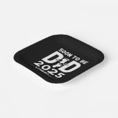 すぐにパパEst 2025新しいパパになる ペーパープレート (傾斜あり)