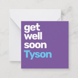 すぐにパープルミニマルカーシンプルドを取りモダン戻す ノートカード