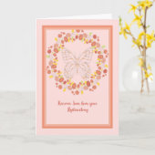 すぐにヒステリー摘出カード、桃のリースから回復 カード (黄色い花)