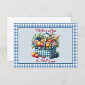 すぐにフルーツバスケットブルーギンガムを得る ノートカード (正面/裏面)