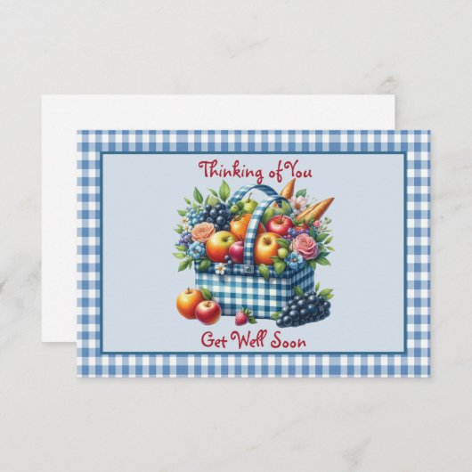 すぐにフルーツバスケットブルーギンガムを得る ノートカード (正面/裏面)