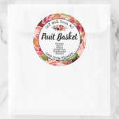 すぐにフルーツバスケットラベルを取得 ラウンドシール (バッグ)