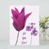 すぐにフローラピンク紫のフローラ愛おもしろいを取得 シーズンカード (スタンド正面)