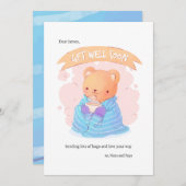 すぐにベアーカードを持ち帰る 招待状 (正面/裏面)