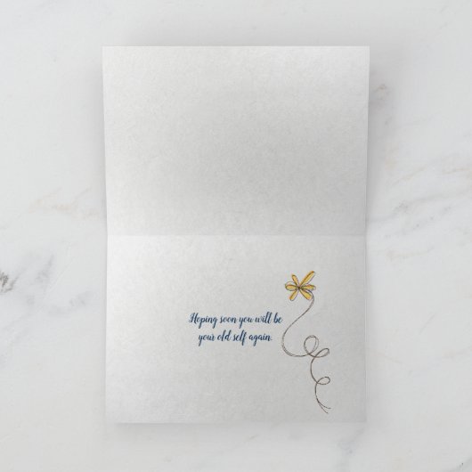 すぐにホットチョコレート飲料を雪だるまで飲む シーズンカード (内部)