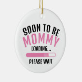 すぐにママの積込み妊娠発表になる セラミックオーナメント (右)