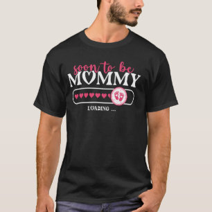 すぐにママEst 2025新しいママ妊娠Announになる Tシャツ