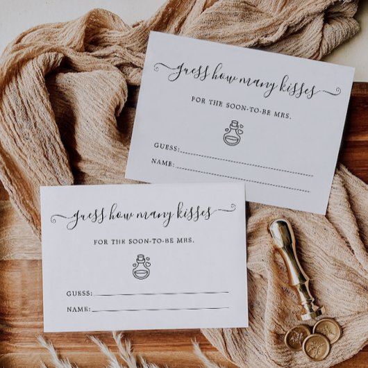 すぐにミセス・カードになるキスの数を推測する