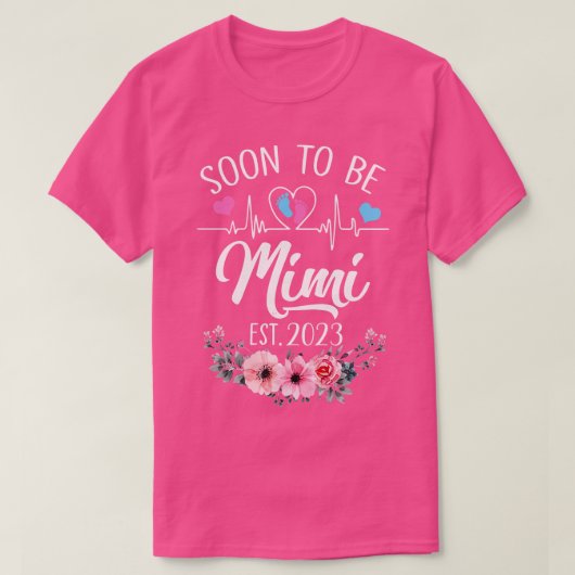 すぐにミミEst 2023フローラ妊娠アナウンス Tシャツ (デザイン正面)