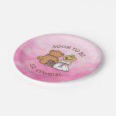 すぐにリルになる女性のカーボーイ |女の子の赤ちゃんシャワー ペーパープレート (アングル)