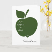 すぐにリンゴが良くなる カード (黄色い花)