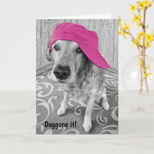 すぐにレトリバーを取得 カード (黄色い花)