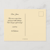 すぐにヴィンテージワイン絵画の葉書を入手 ポストカード (裏面)