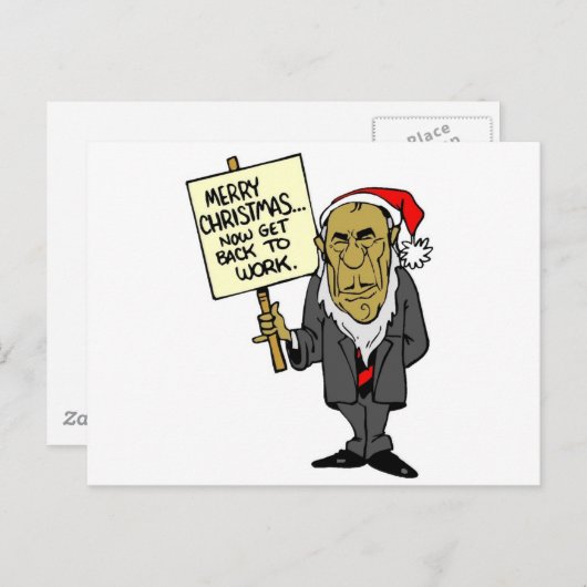 すぐに仕事に戻る シーズンポストカード (正面/裏面)