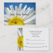 すぐに会おう! メモはサービスApptカードを梳きます 予約カード (正面/裏面)