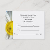 すぐに会おう! メモはサービスApptカードを梳きます 予約カード (裏面)