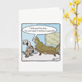 すぐに元気になる：ビッグフット カード (黄色い花)