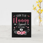すぐに再びナニーになるEst 2026母の日T-shir カード (黄色い花)