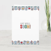 すぐに印刷可能なカードを入手 | かわいらしフローラ 招待状 (裏面)