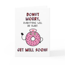 すぐに印刷可能なカードを入手 | ドーナツの心配