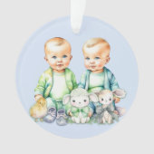 すぐに双子来の発表になる オーナメント (正面)