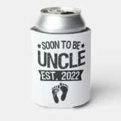 すぐに叔父になる2022新しいおもしろいベビーギフト 缶クーラー (缶裏面)