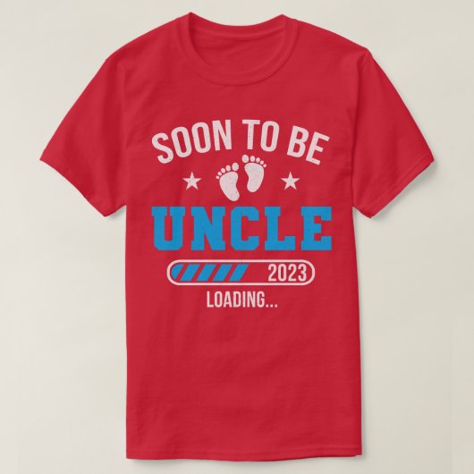 すぐに叔父Est 2023妊娠のためのロードされる Tシャツ (デザイン正面)