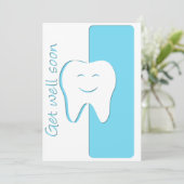 すぐに回復する – 歯医者カード サンキューカード (スタンド正面)