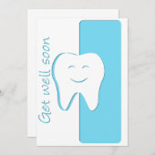 すぐに回復する – 歯医者カード サンキューカード (正面/裏面)