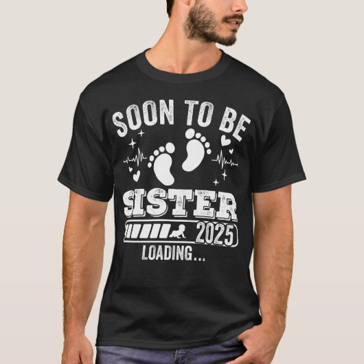 すぐに姉妹になる2025船積み男性 Tシャツ (正面)