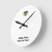 すぐに戸棚を作る時間になっていた ラウンド壁時計 (傾斜)